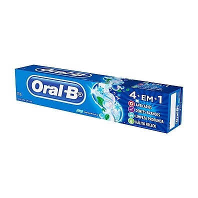 Creme Dental Oral-B Pro-Saúde 4 em 1 – Proteção Contra Cáries