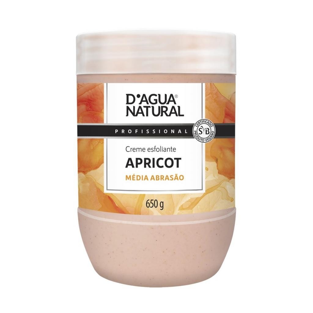 Creme Esfoliante Apricot 650g: Renove sua pele naturalmente