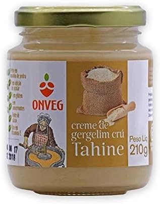 Tahine Creme de Gergelim Cru 210g Onveg