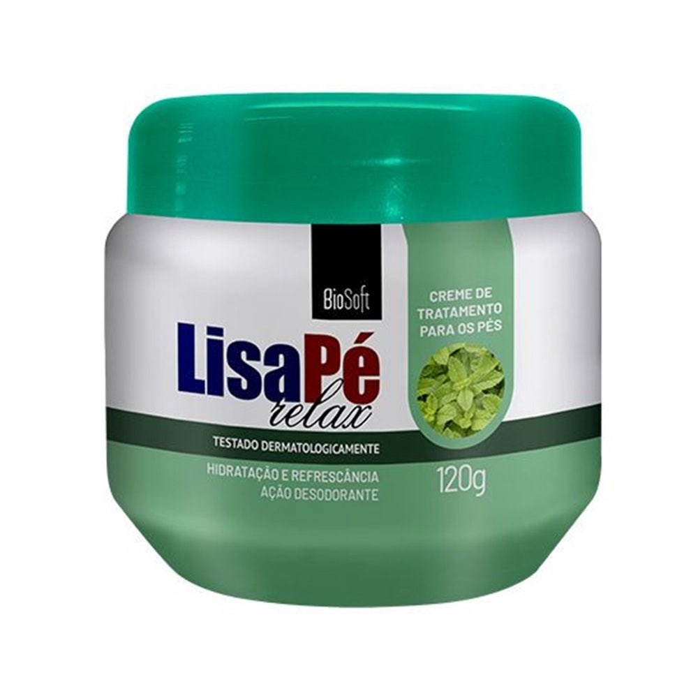 Creme Lisa Pé Relax 120g: Hidratação e Refrescância para Pés Macios