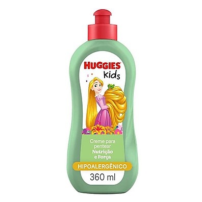 Creme para Pentear Huggies Kids Rapunzel: Nutrição e Força para Cabelos Infantis
