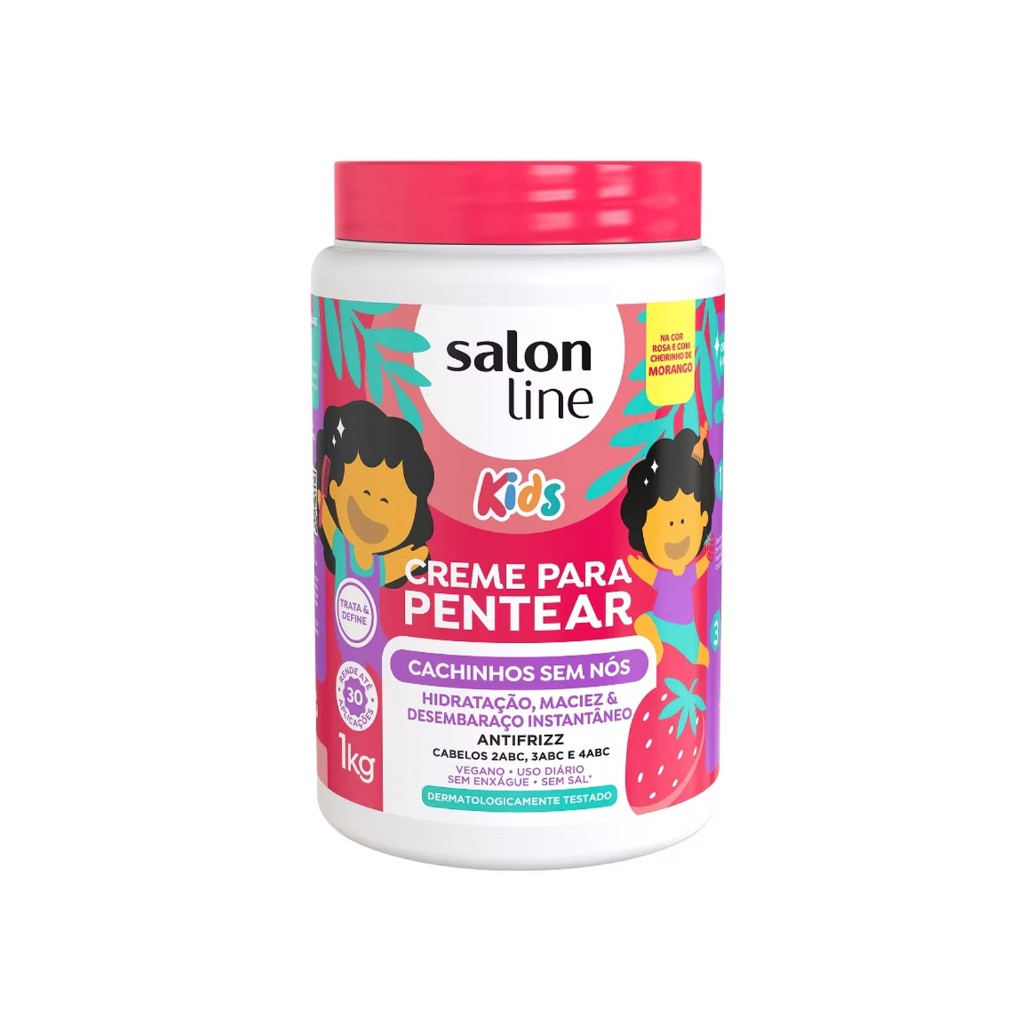 Creme Para Pentear Kids: Cachos Desembaraçados!
