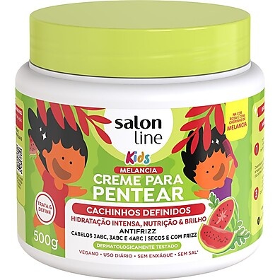 Creme Para Pentear Kids Melancia: Cachos Definidos!