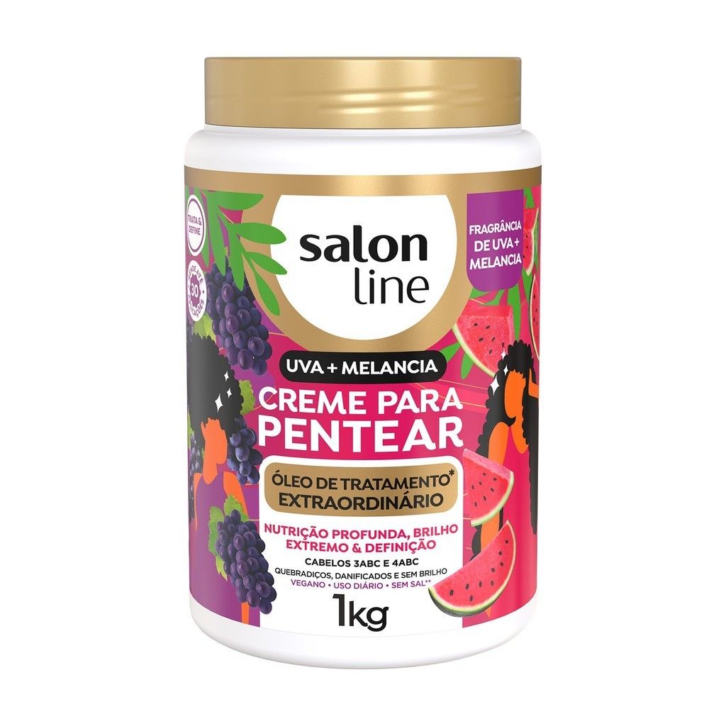 Creme para Pentear Uva + Melancia: Hidratação Extra!