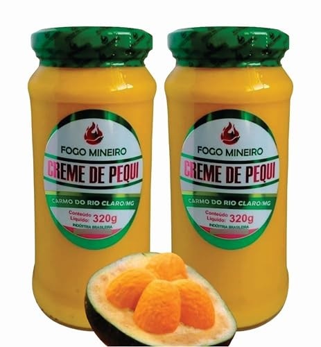 2 Creme de Pequi Cremoso Natural Saudável 320g - Fogo Mineiro