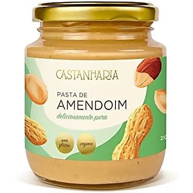 Castanharia: Pasta Amendoim Cremosa 210g