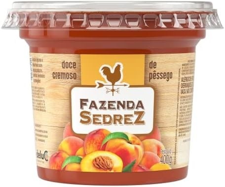 Fazenda Sedrez Doce Cremoso De Pêssego 400G