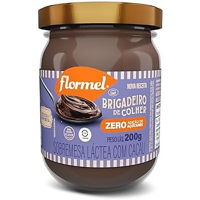 Brigadeiro Zero Açúcar Flormel: Doce Cremoso 200g