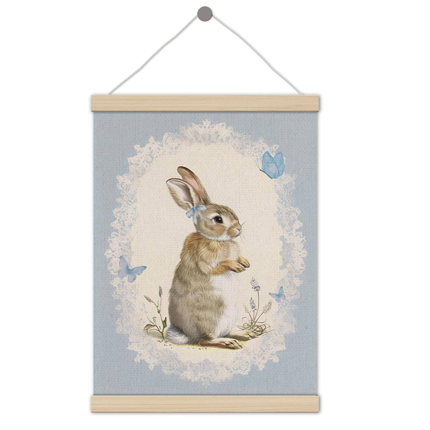 Moldura para Pôster Blue Bunny 30,5x40,6 cm - Decore com Charme o Quarto da Criança