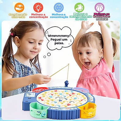Pesca Divertida: Kit de Pescaria Magnético para Crianças!
