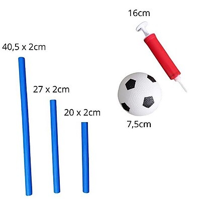 Kit Mini Trave com Rede e Bola – Diversão Total para Crianças