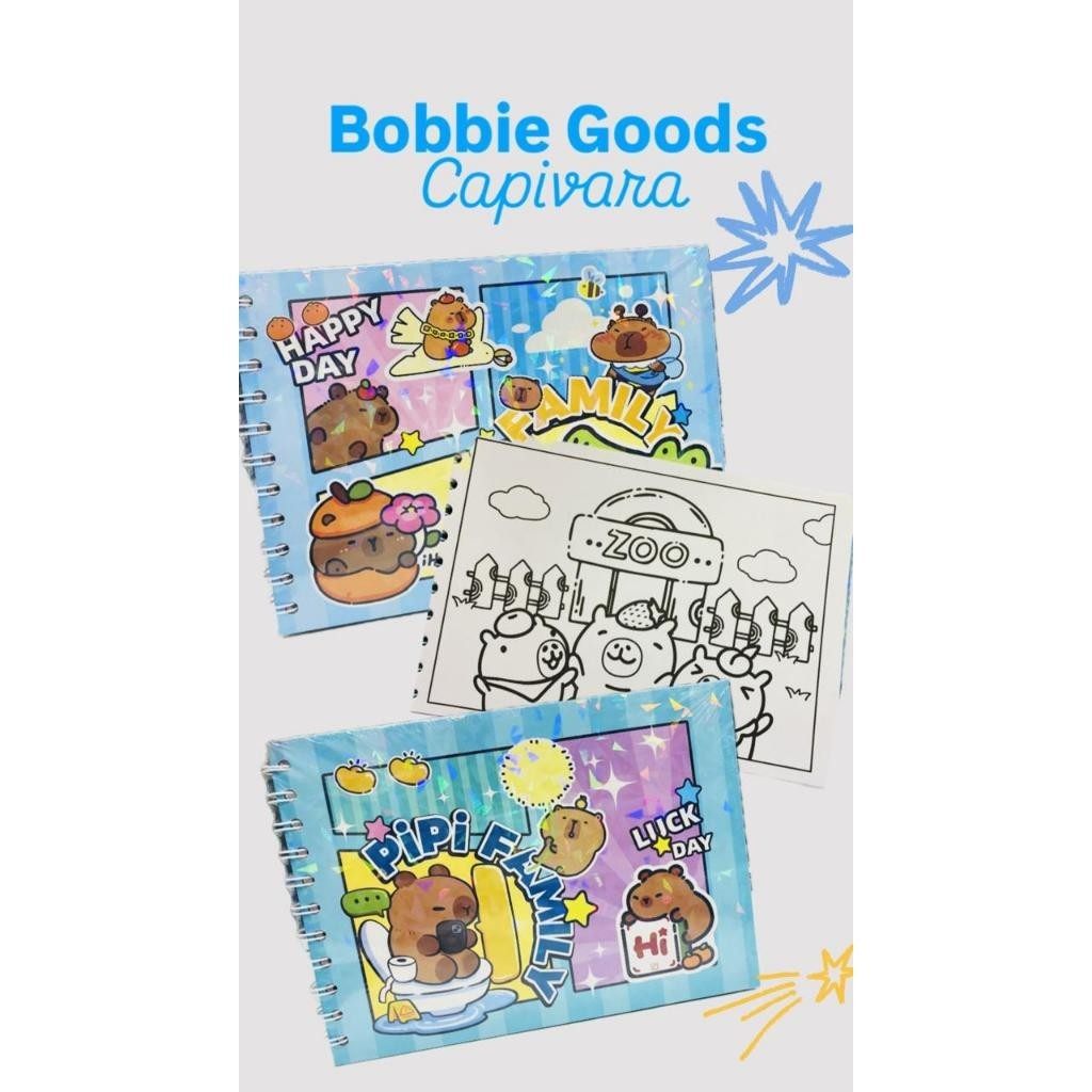 Livro de Colorir Capivara Bobbie Goods: Diversão Criativa