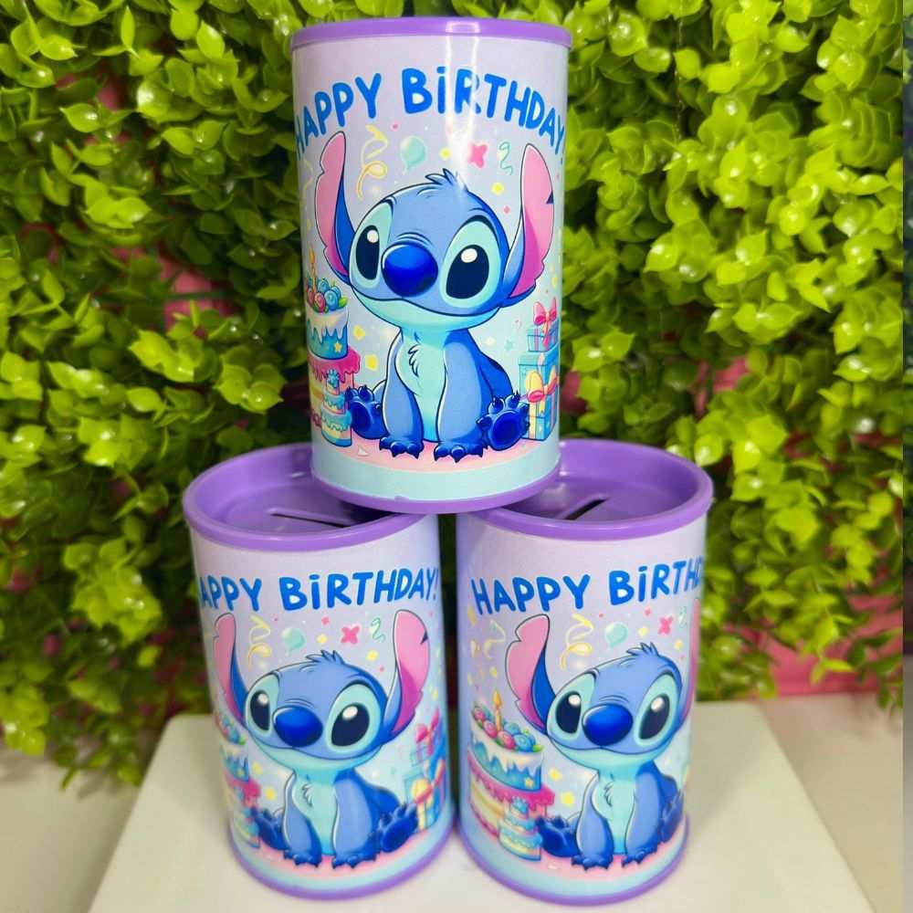 Cofrinho Personalizado STITCH: Lembrancinha Infantil Única e Criativa