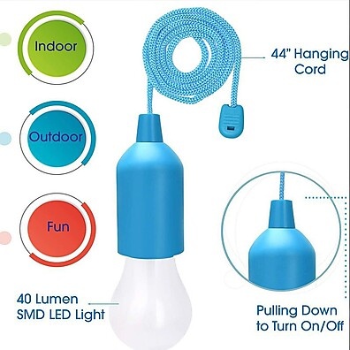 Lâmpada de Led Portátil: Ilumine com Criatividade!