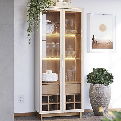 Cristaleira Adega com LED: Elegância e Organização