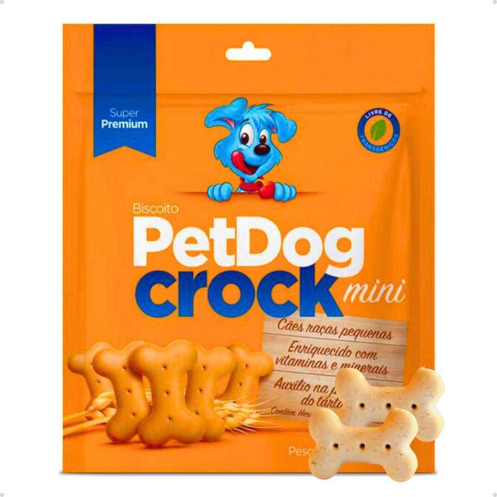 Crock Super Premium: Biscoito Ideal para Cães Pequenos!