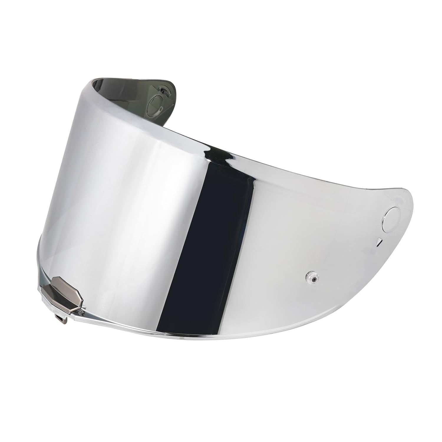Viseira Capacete Vector II Prata Cromada - Proteção Facial Universal para Motociclistas