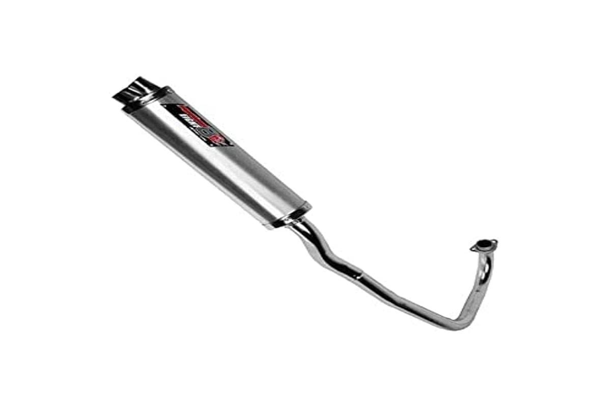 Escapamento Esportivo Pro Tork Eight Cromado para Honda Biz 125: Estilo e Performance!