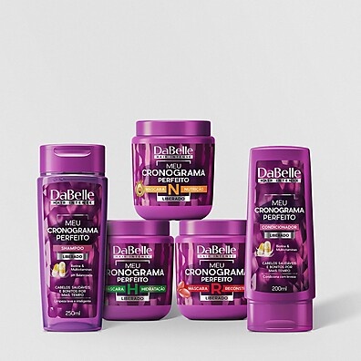 Cronograma Capilar DaBelle: Kit Completo (5 Produtos)