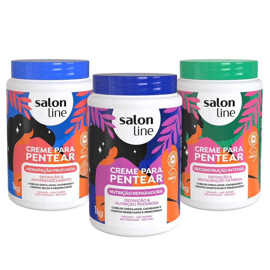 Cronograma Salon Line: Hidratação, Nutrição e Reconstrução