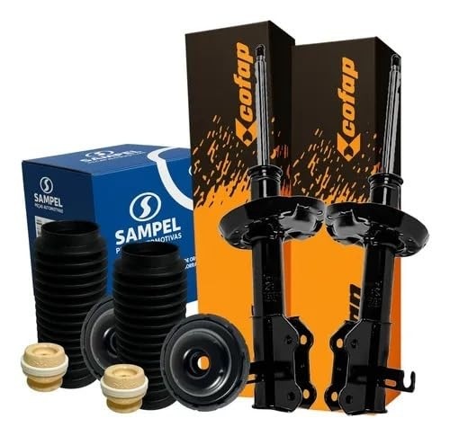 Kit Amortecedor Dianteiro Cofap + Coxim Sampel para Chevrolet Cruze Hatch/Sedan (2012-2016)