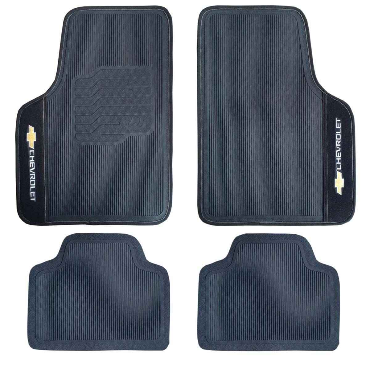 Tapete de Borracha GM Corsa, Cruze, Cobalt, Classic, Meriva - Bordado Premium