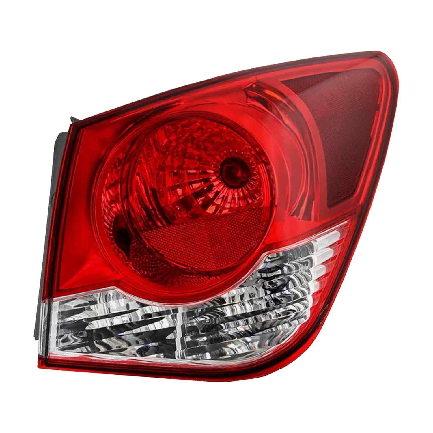 Luz Traseira de Para-choque para Chevy Cruze 2011-2015 - Lente Vermelha com Lâmpada e Fiação