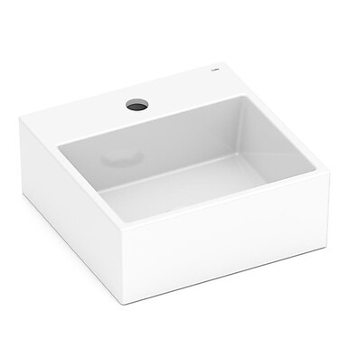 Cuba de Apoio Quadrada Basic Q6 Branco 35x35cm Celite