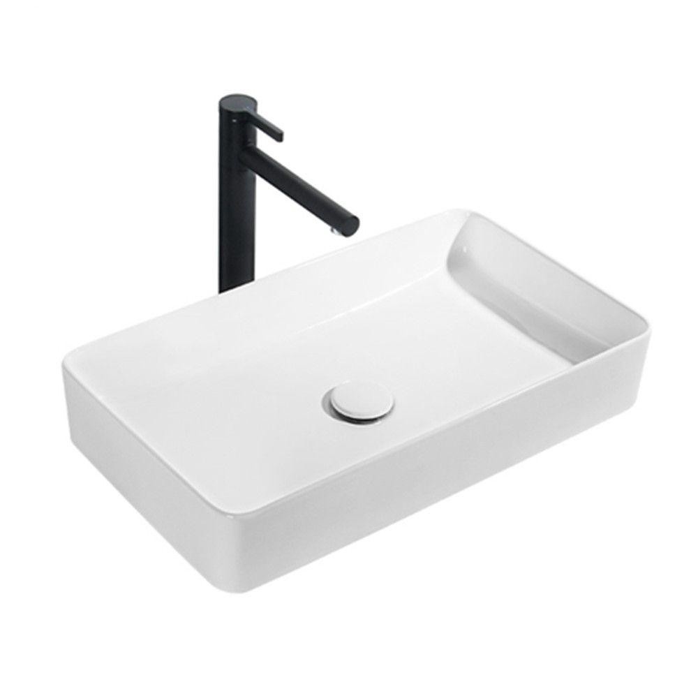 Cuba de Banheiro Cerâmica 61x35cm: Elegância Duradoura