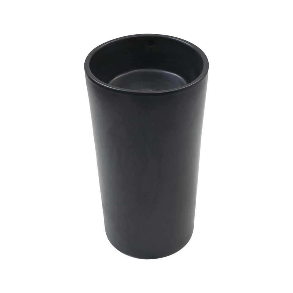 Cuba de Banheiro Preta 45cm: Elegância Pingoo