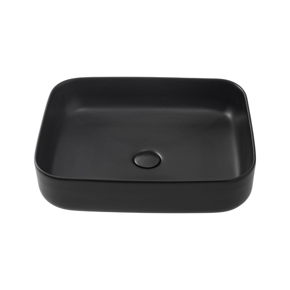 Cuba de Banheiro Preto Fosco: Elegância Slim