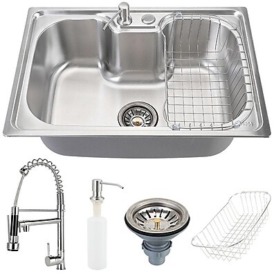 Cuba de Cozinha Gourmet + Torneira Munim Pingoo