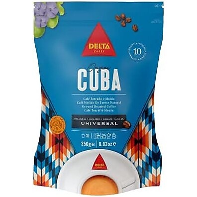 Café Delta Q Cuba Torrado Moído 250g: Sabor Autêntico