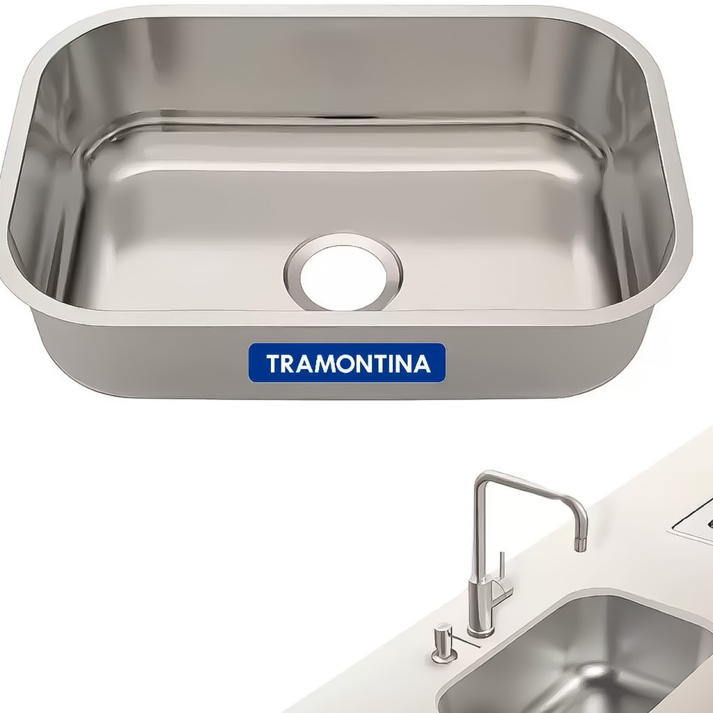 Cuba Inox Retangular Tramontina: 18L de Praticidade