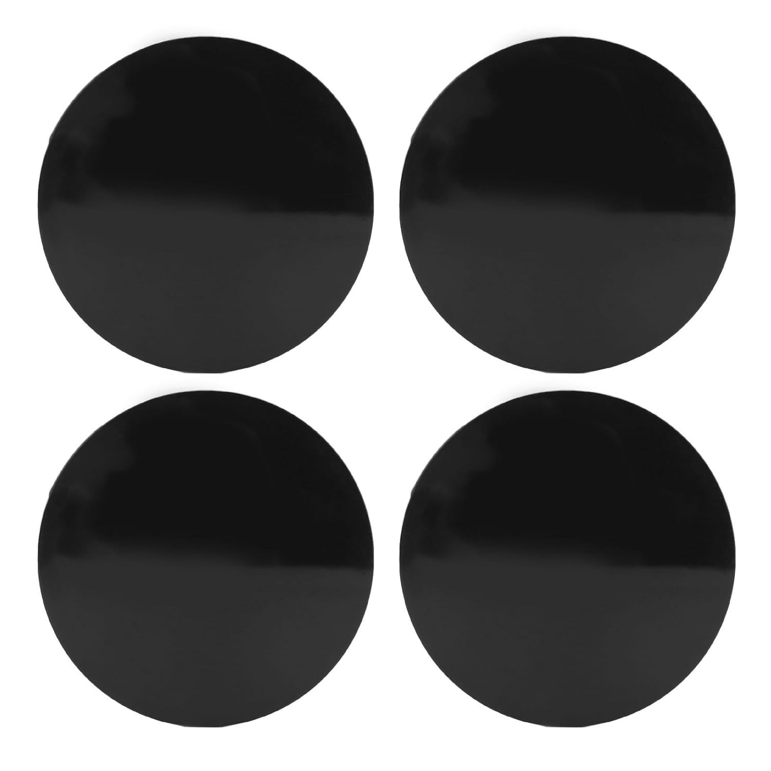 Tnfeeon Tampas de Cubo de Roda de 56 Mm ABS Proteção de Lama de água Ringos de Aço Inoxidável Com Acabamento Brilhante para Todos Os Veículos