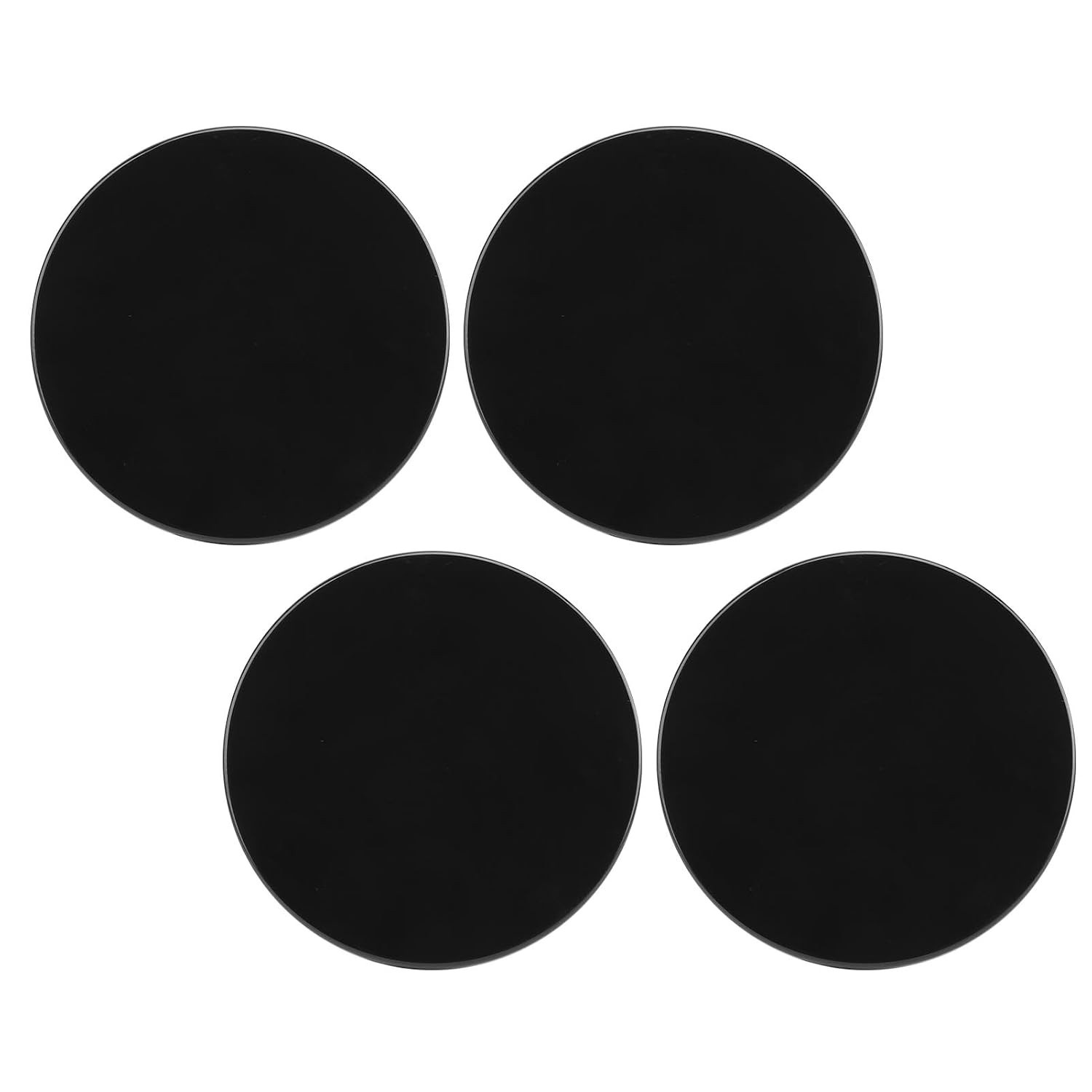 Tampas de Cubo Central para Rodas 70mm OD / 60mm ID - Proteção e Estilo Universal (Preto)
