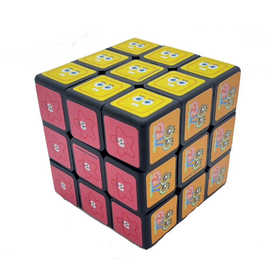 Cubo Mágico Bob Esponja 5x5cm: Diversão Garantida!