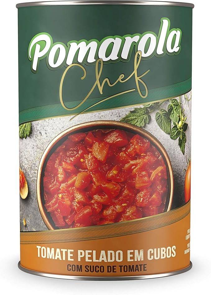 Tomate Pelado Em Cubos