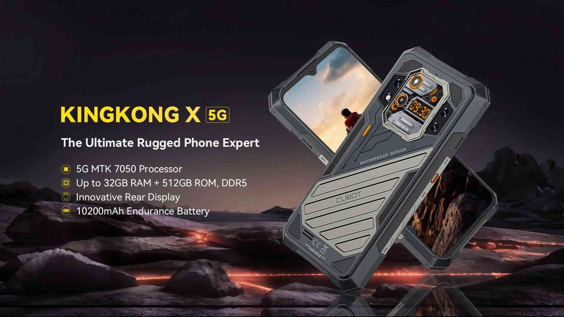 Cubot KingKong X: O 5G Ultra Resistente!