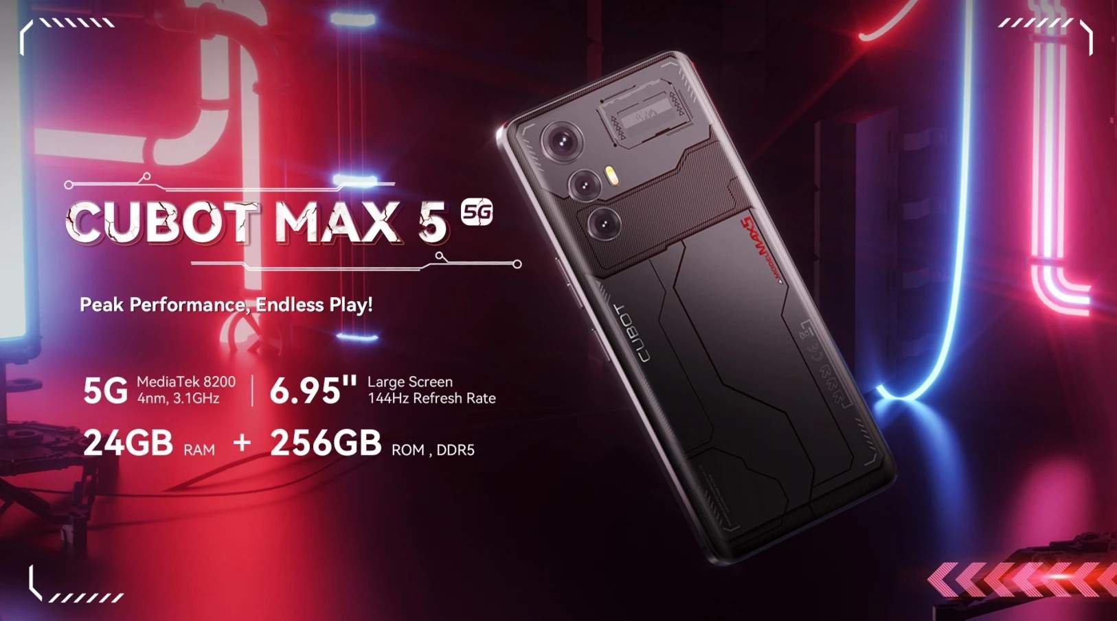 Cubot MAX 5: O 5G Poderoso e Imersivo