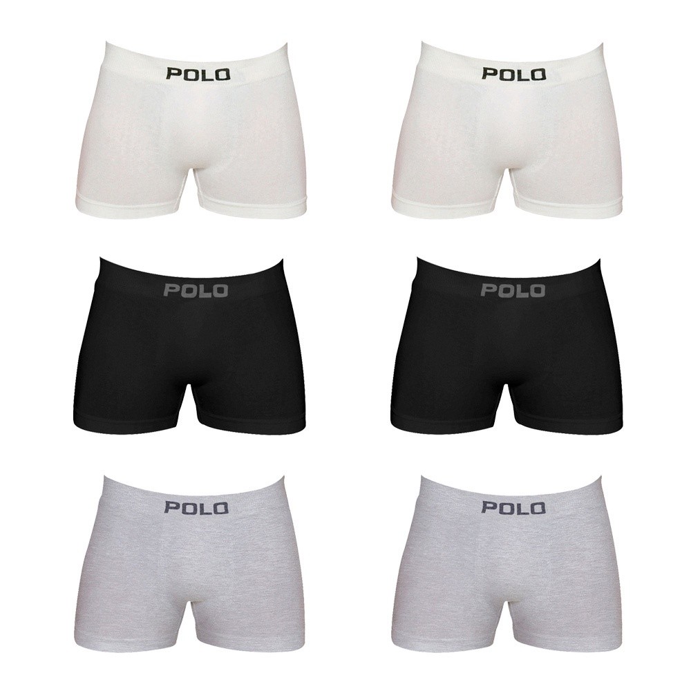 Cueca Boxer Algodão Polo 781: Conforto em Kit!