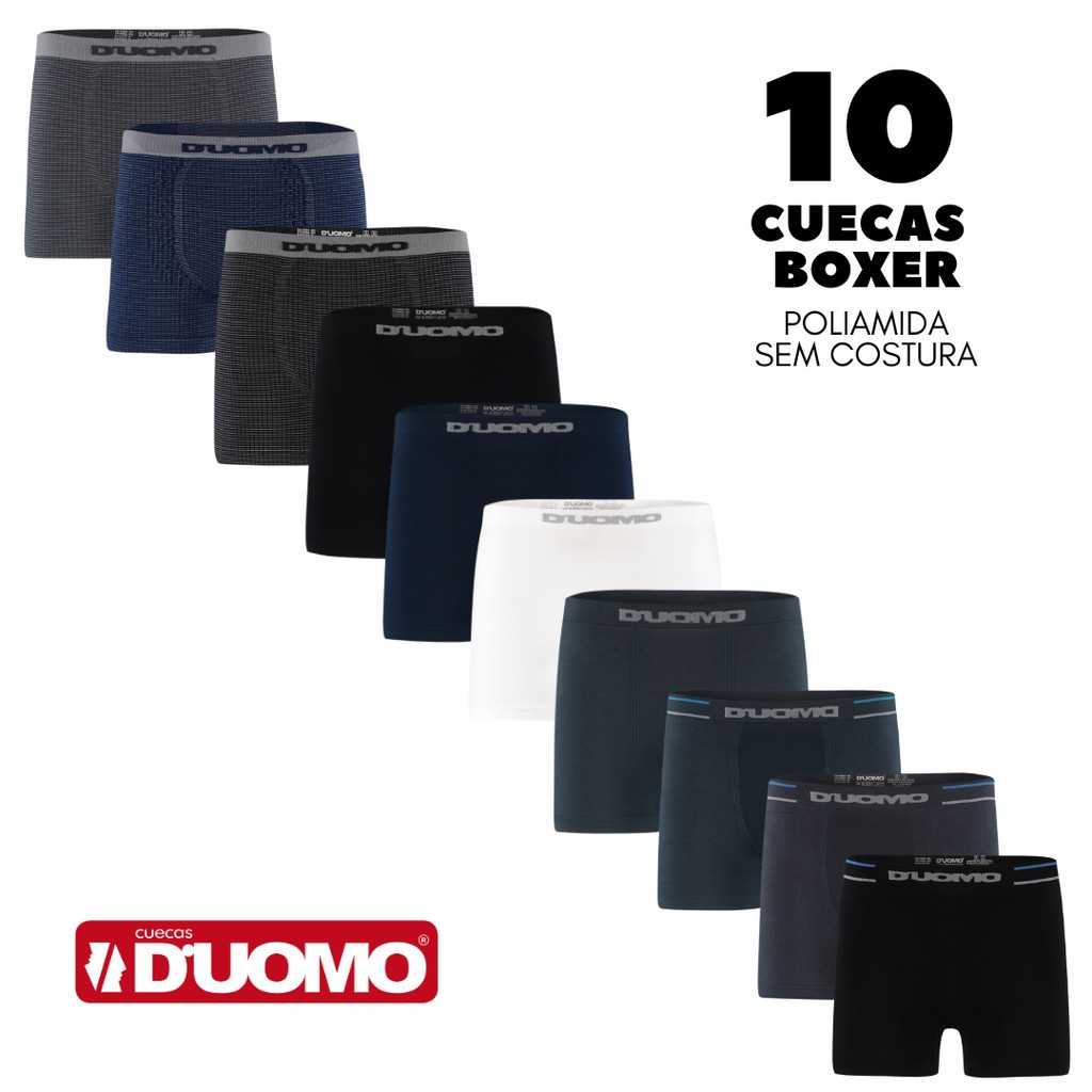 Cueca Boxer Duomo: Conforto Sem Costura!