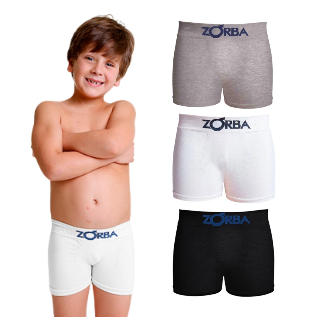 Cueca Boxer Infantil Zorba: Conforto Premium!