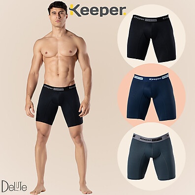 Cueca Boxer Long Leg Antiassaduras Esportiva