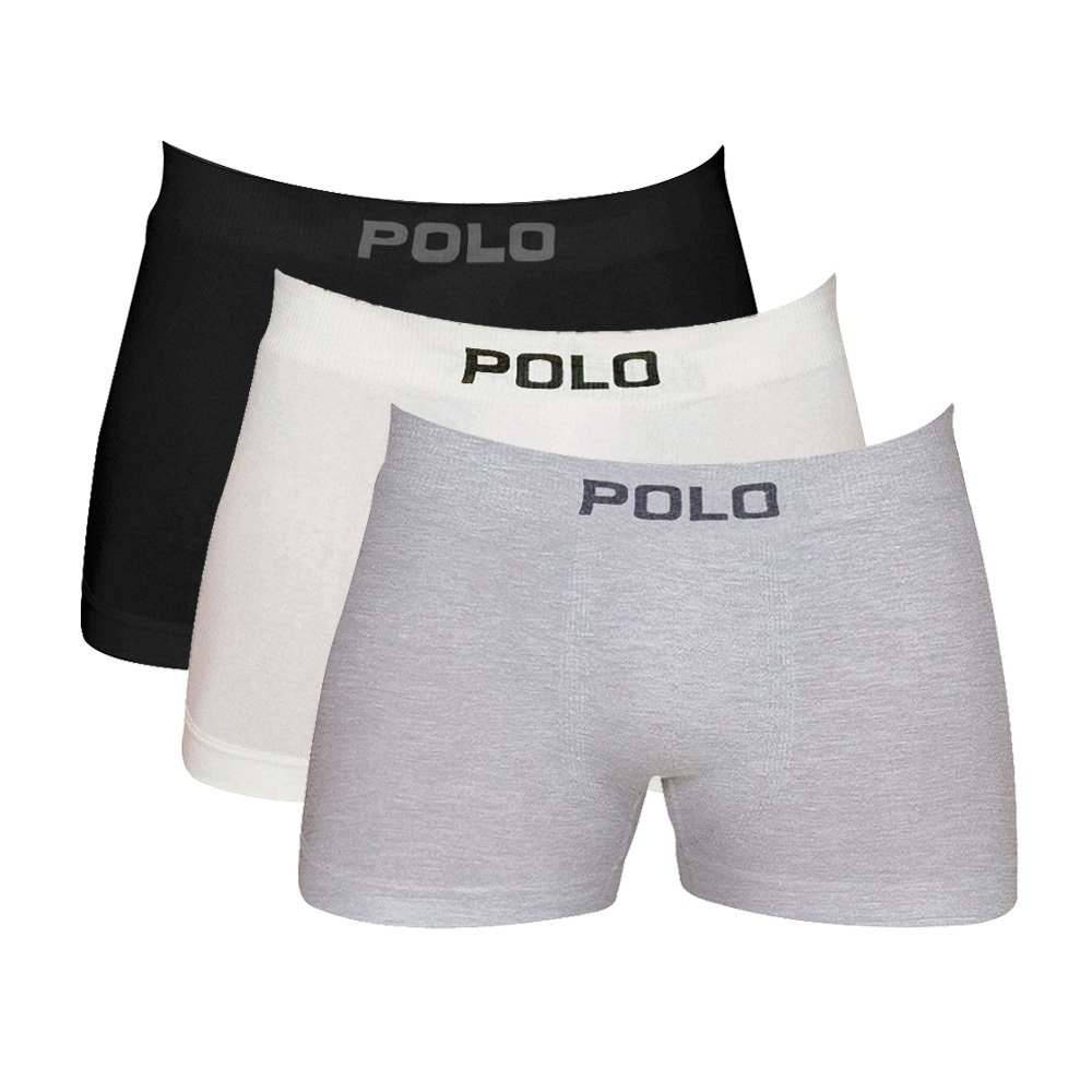 Cueca Boxer Sem Costura: Conforto em Kit com 3!