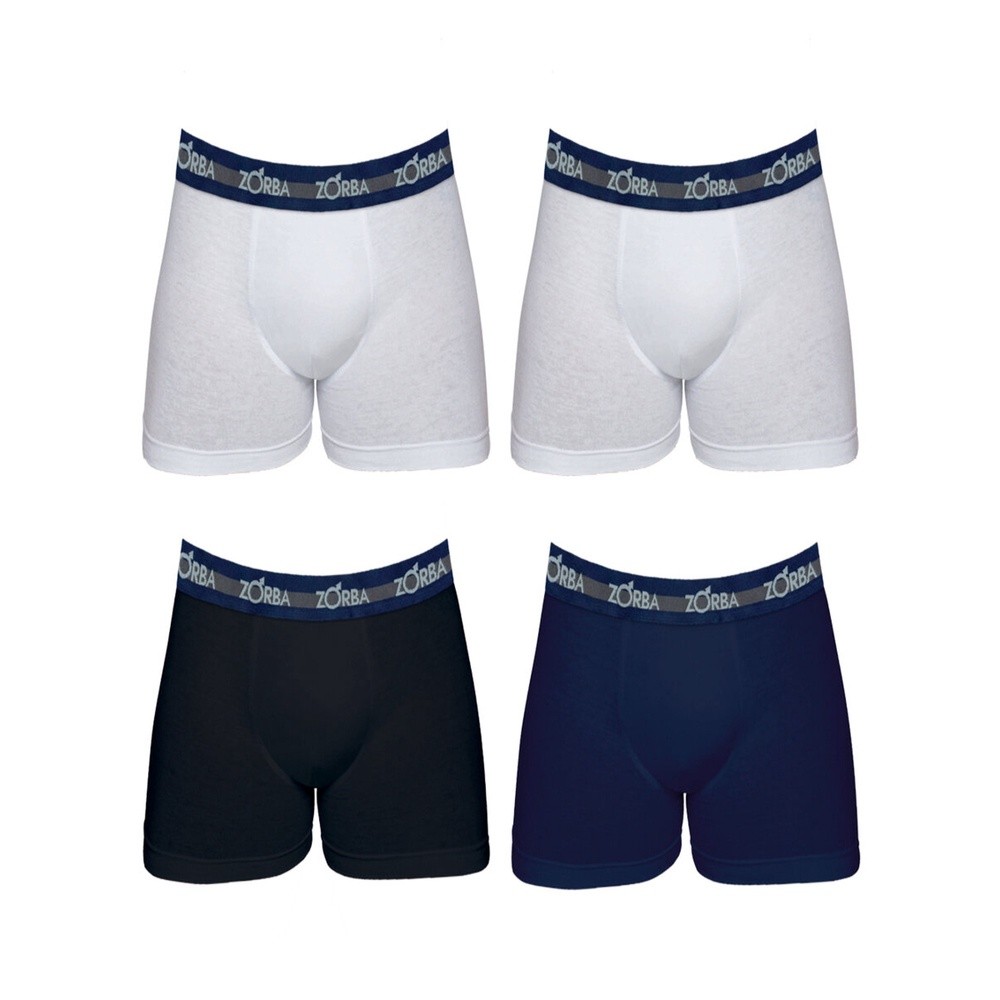 Cueca Boxer Zorba Kit 4: Conforto e Qualidade!