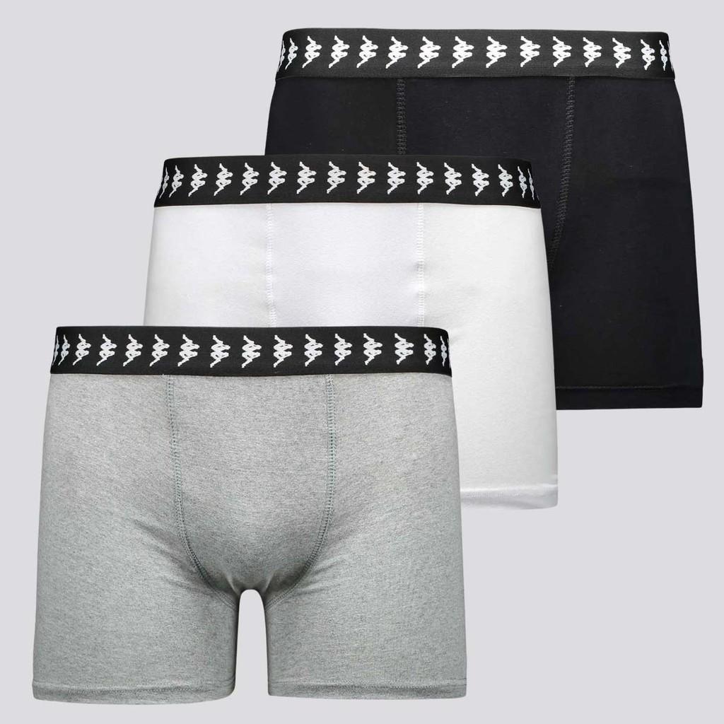 Cuecas Boxer Kappa Levinne: Conforto em 3 Cores!