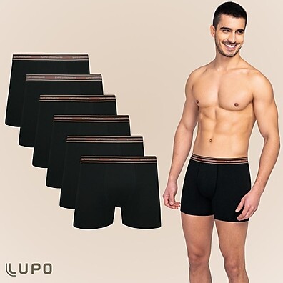 Cuecas Boxer Lupo Algodão: Conforto e Qualidade!