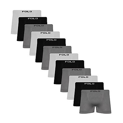 Cuecas Boxer Microfibra Polo Star: Kit 12 Conforto!