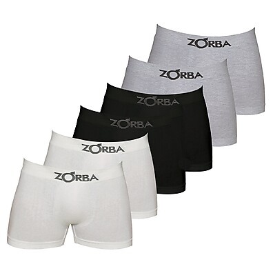Cuecas Boxer Zorba 781: Kit 6 Unidades 🚀